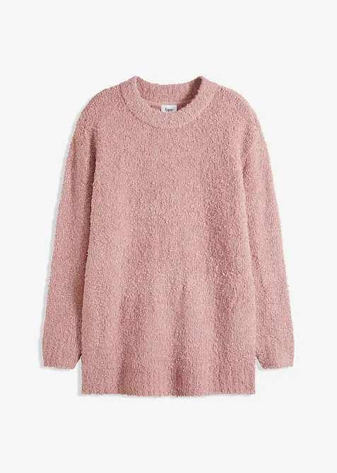 Oversized genser i fluffy garn, bonprix