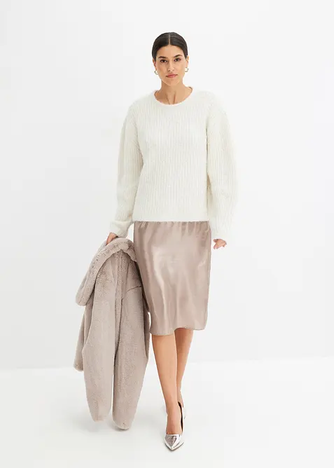 Grovstrikket genser, bonprix