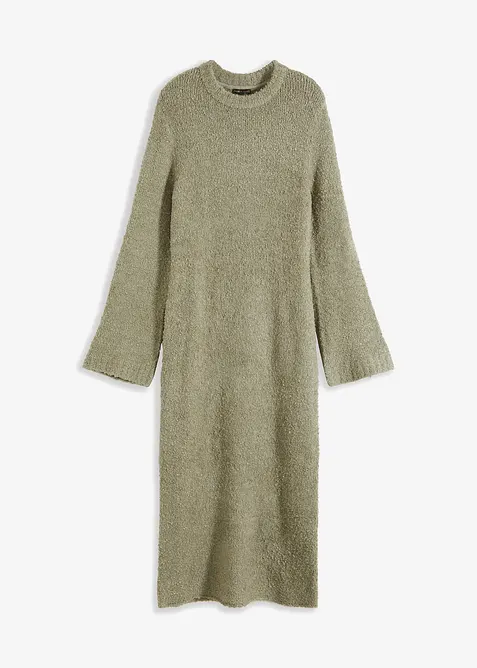 Strikkekjole i boucl&eacute;garn, bonprix