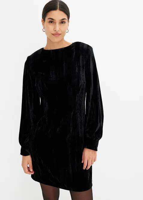 Minikjole i fl&oslash;yel, bonprix