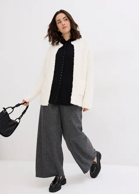 Skjorte med glitterstener, bonprix