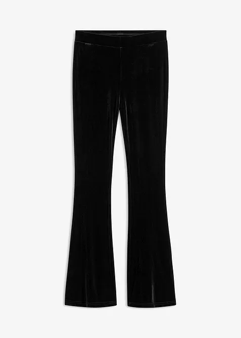 Leggings i myk fl&oslash;yel, bonprix