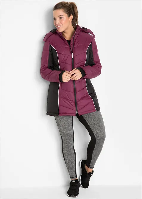 Vattert funksjons-skijakke i vannavvisende materiale, bonprix