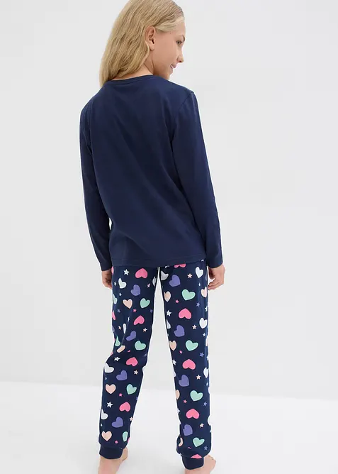 Pyjamas av 100% &oslash;kologisk bomull  (2-delt sett), bonprix