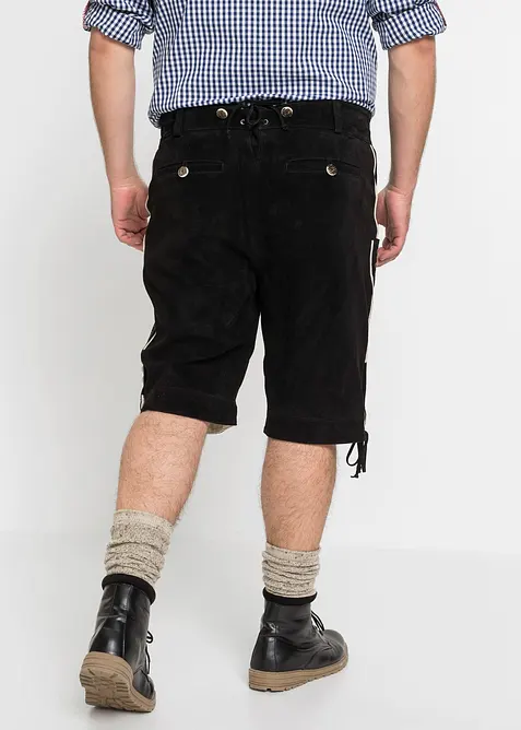 Kort skinnbukse i tyrolerstil, bonprix