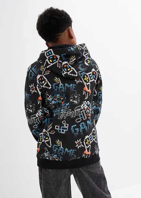 Hoodie i ren økologisk bomull, bonprix