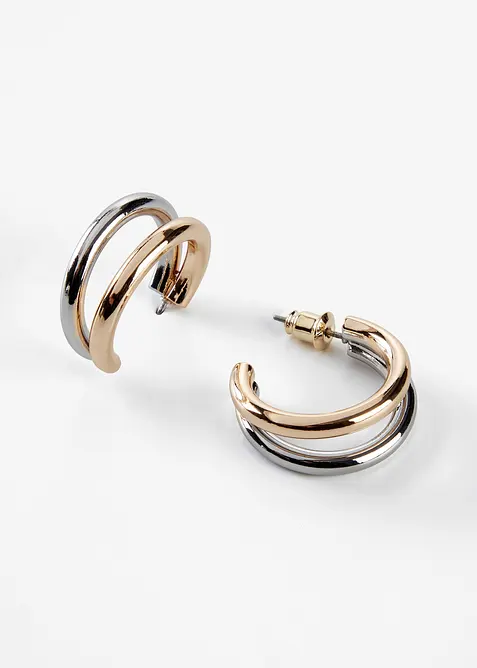 &Oslash;reringer i messing, bonprix