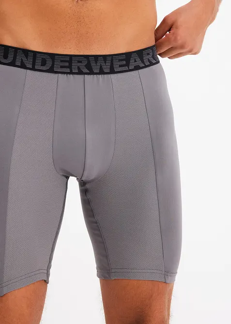 Lang boksershorts i ettersittende modell (2-pack), bonprix