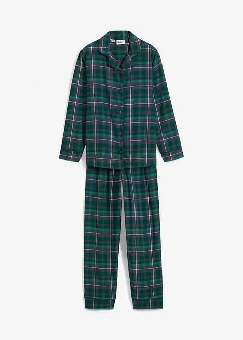 Pyjamas i vevd flanell for barn (2-delt sett), bonprix