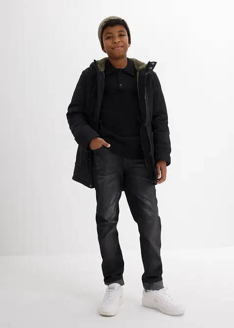 Varmt fôret vinterparkas, vannavvisende, bonprix