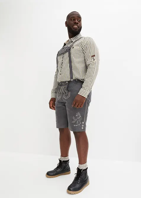 Drakt-shorts av imitert skinn, bonprix