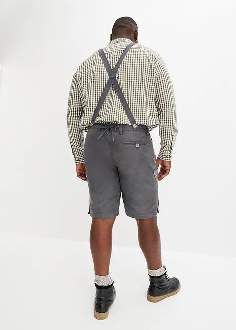 Drakt-shorts av imitert skinn, bonprix