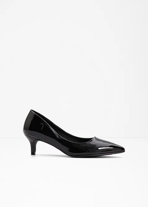 Pumps i lakk-look, bonprix