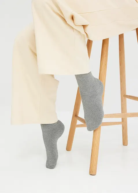 Termofrott&eacute;sokker med &oslash;kologisk bomull (4-pack), bonprix