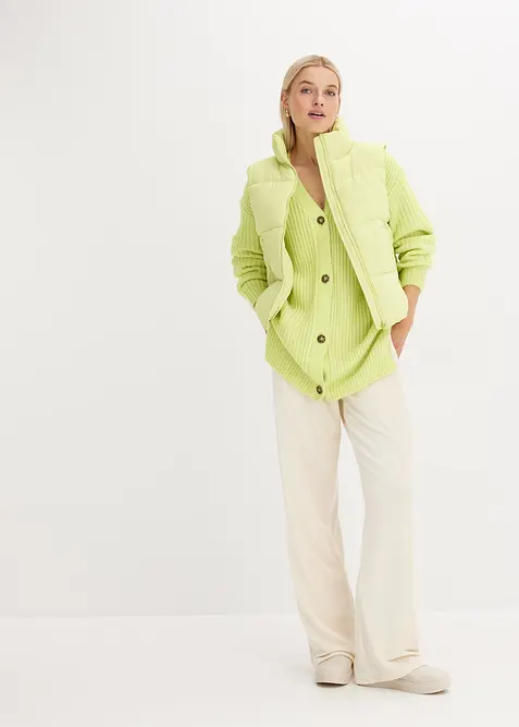 Cordbukse med elastisk linning, bonprix