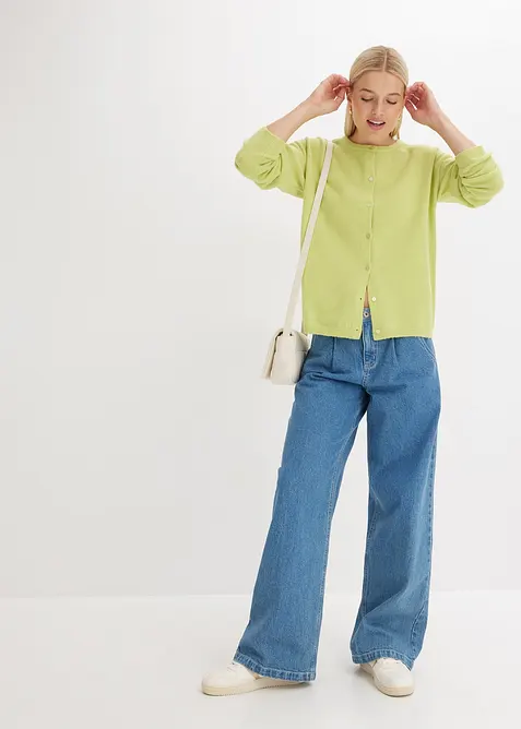 Finstrikket cardigan, bonprix