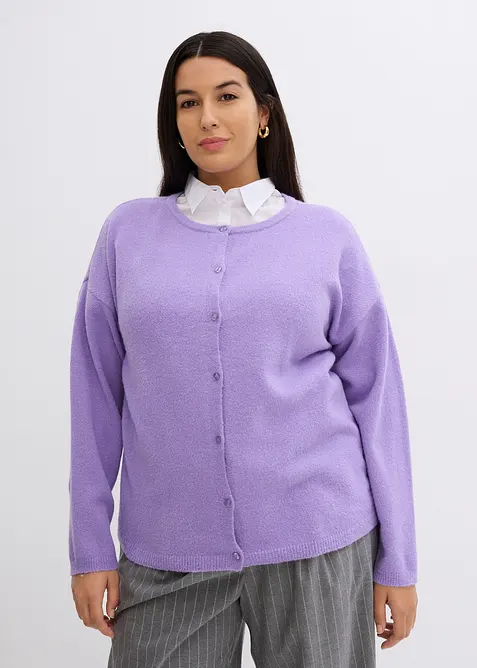 Finstrikket cardigan, bonprix