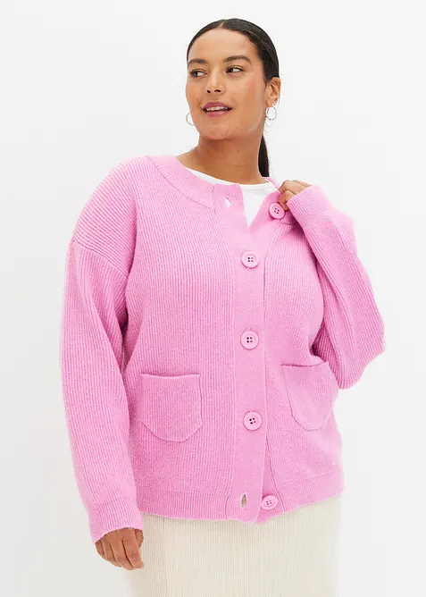 Oversized strikkejakke, bonprix