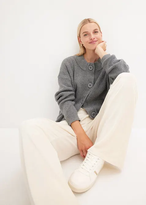 Oversized strikkejakke, bonprix