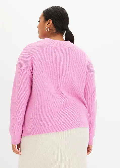 Oversized strikkejakke, bonprix