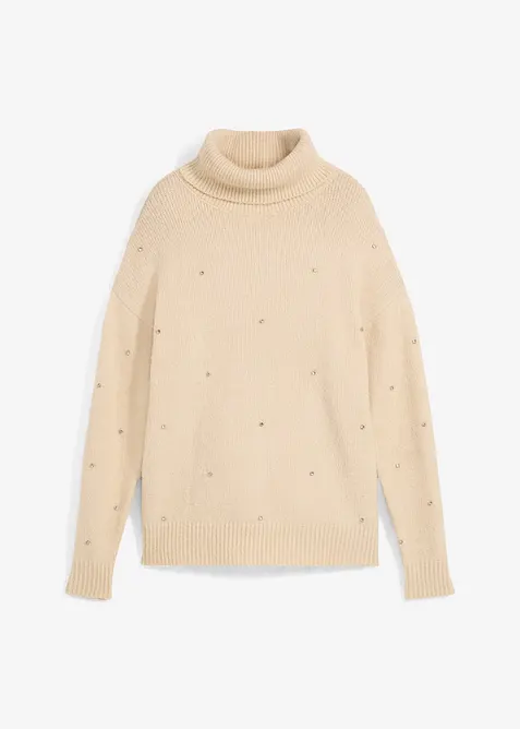 Pologenser med strasstener, bonprix