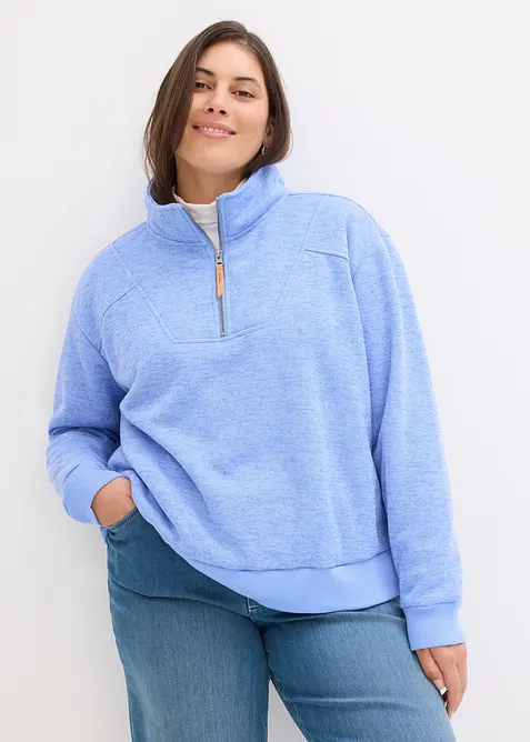 Herlig myk, oversized sweatshirt, bonprix