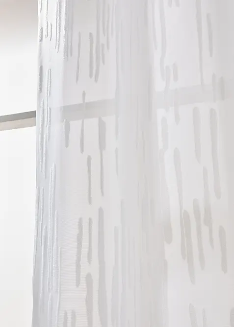 Ensfarget jacquardgardin (1 stk.), bonprix