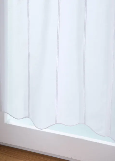 Gardinkappe med broderi, bonprix