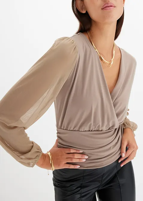 Choker og armbånd i messing (2-delt smykkesett), bonprix