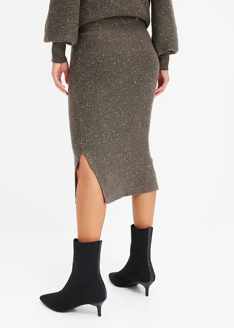 Strikket skjørt, bonprix