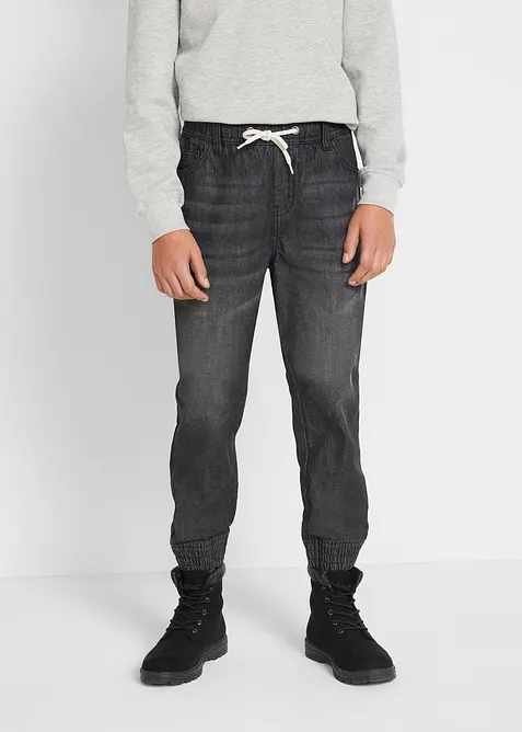 Regular Fit-pull on-jeans med bomull (2-pack), bonprix