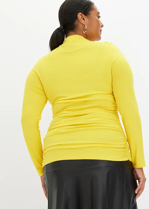 Topp med rynking, bonprix