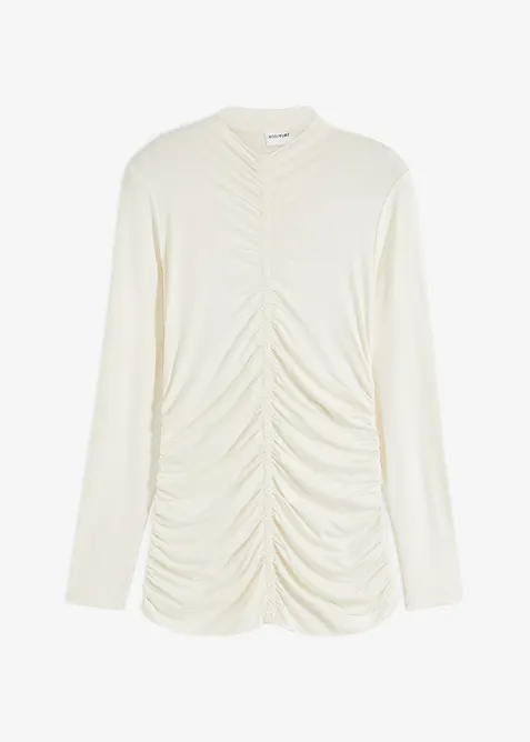 Topp med rynking, bonprix