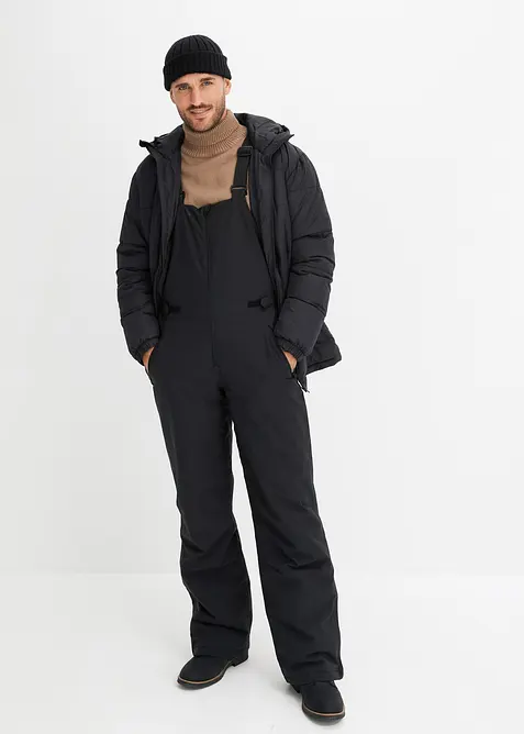 Vanntett, varmende funksjonsbukse med bukseseler, bonprix