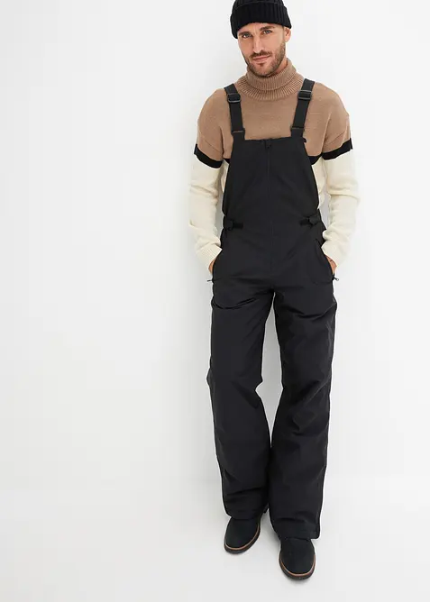 Vanntett, varmende funksjonsbukse med bukseseler, bonprix