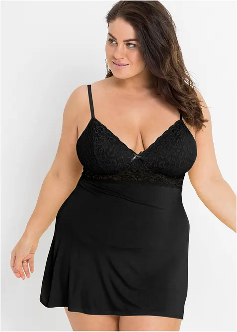 Neglisjé av myk viskosemiks, bonprix