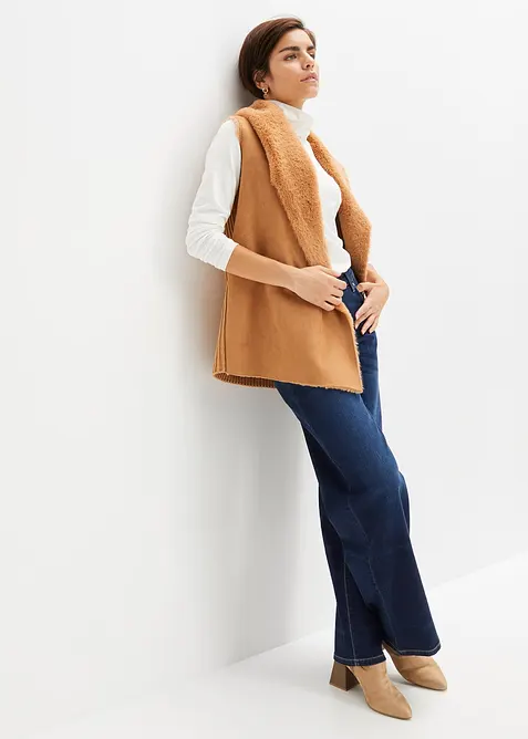 Vest i fuskepels, bonprix