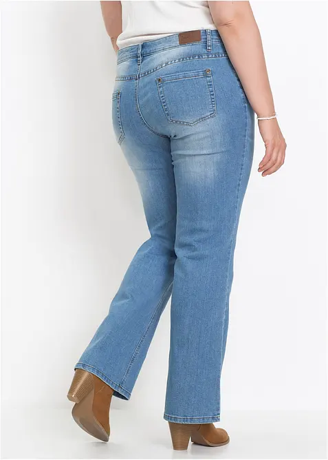 Bootcut-jeans Mid Waist, Komfort-Stretch, bonprix
