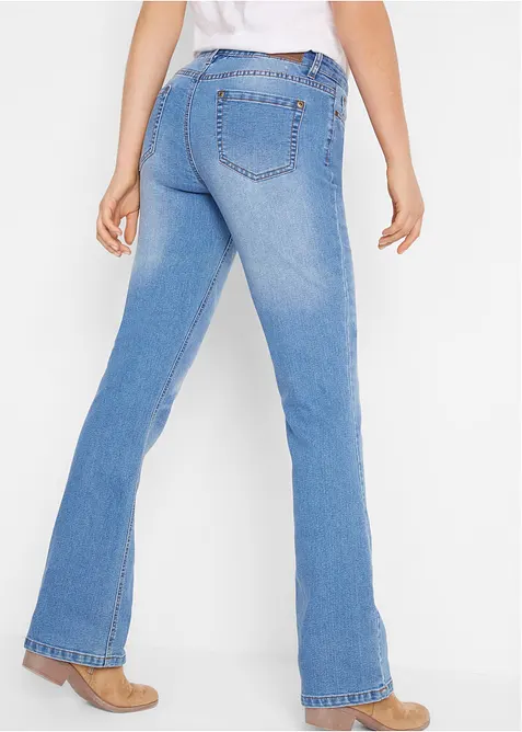 Bootcut-jeans Mid Waist, Komfort-Stretch, bonprix
