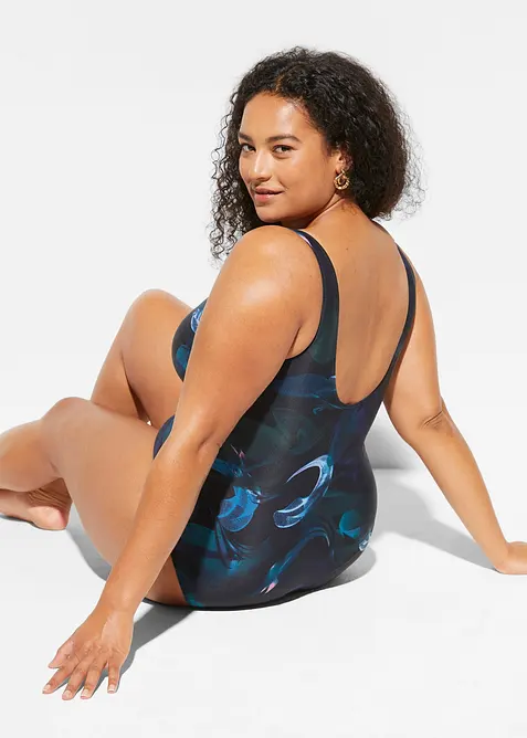 Shape-badedrakt med rynking, lett formende, bonprix