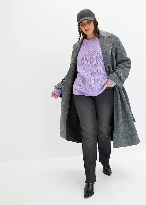 Grovstrikket genser, bonprix