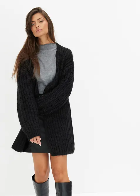 Grovstrikket cardigan, bonprix