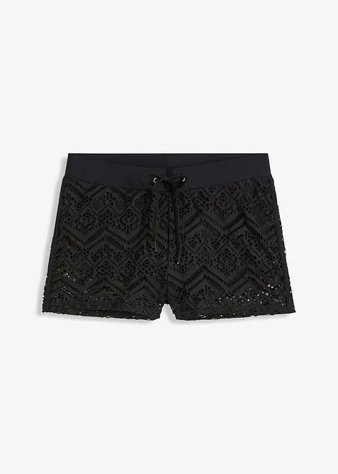 Badeshorts med blonder, bonprix