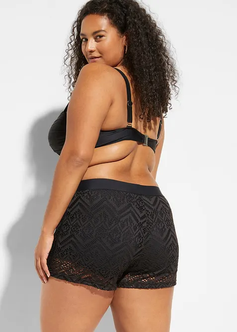 Badeshorts med blonder, bonprix