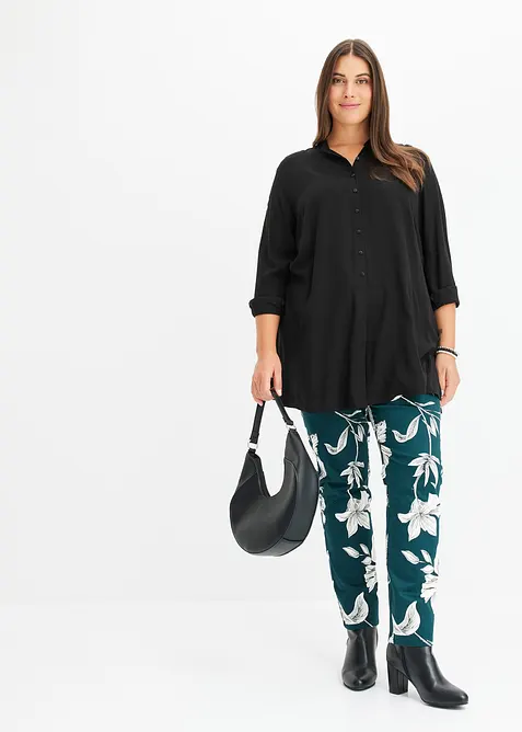 Lang viskosebluse, bonprix