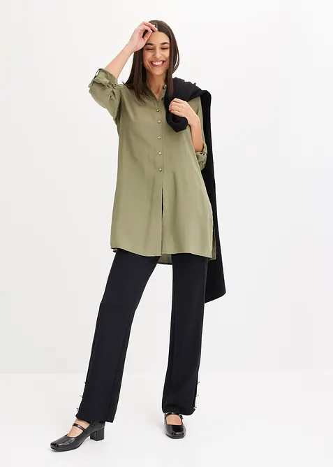 Trikotbukse i Punto di Roma-materiale, bonprix