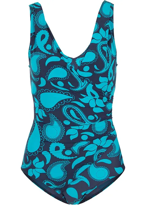 Shape-badedrakt, lett figurformende, i omslagsstil, bonprix