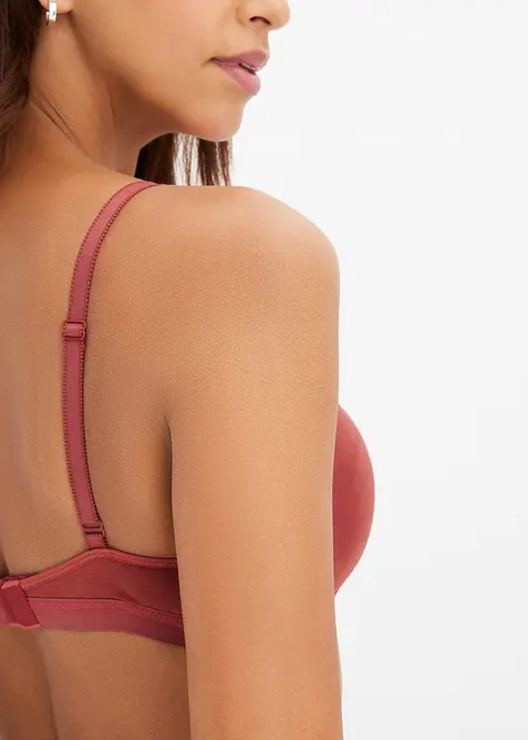 BH uten spiler med økologisk bomull (3-pack), bonprix