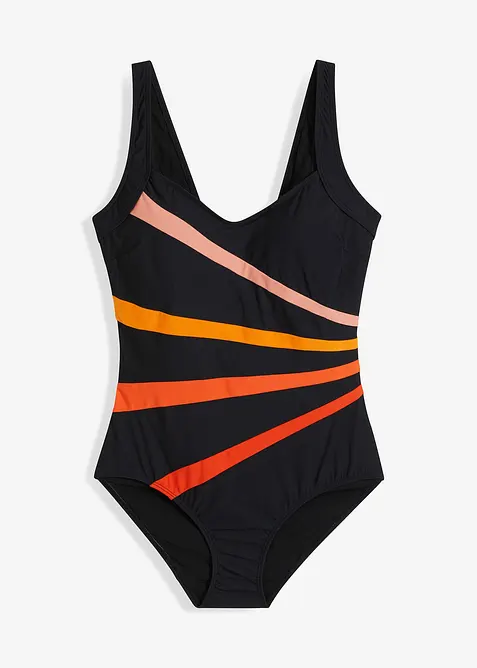 Shape-badedrakt med innfellinger, sterkt formende, bonprix