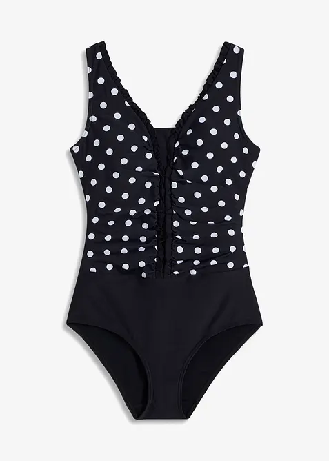 Shape-badedrakt med rynking, middels formende, bonprix